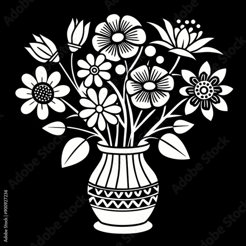 vase with flowers