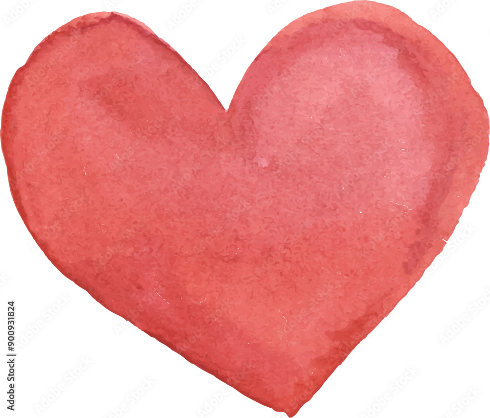 A hand drawn heart form vector element A hand drawn heart form vector element