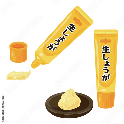 チューブ入りの生しょうがセット