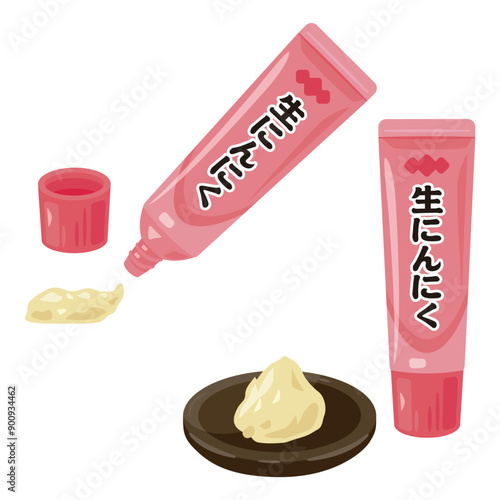 チューブ入りの生にんにくセット