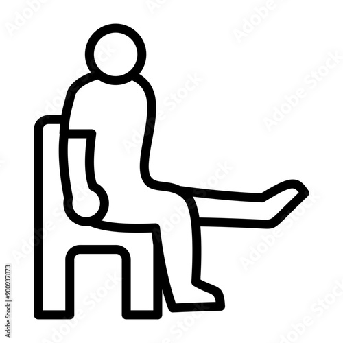 Senior Exercise Icon