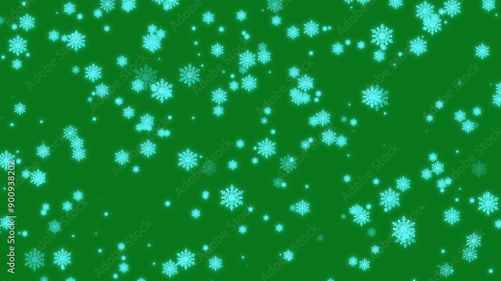 Snow falling down slowly 4K animation on Green screen. Christmas falling snow. Snowfall in holidays on chroma key background.
Snow falling down slowly 4K animation on Green screen. Christmas falling snow. Snowfall in holidays on chroma key background.