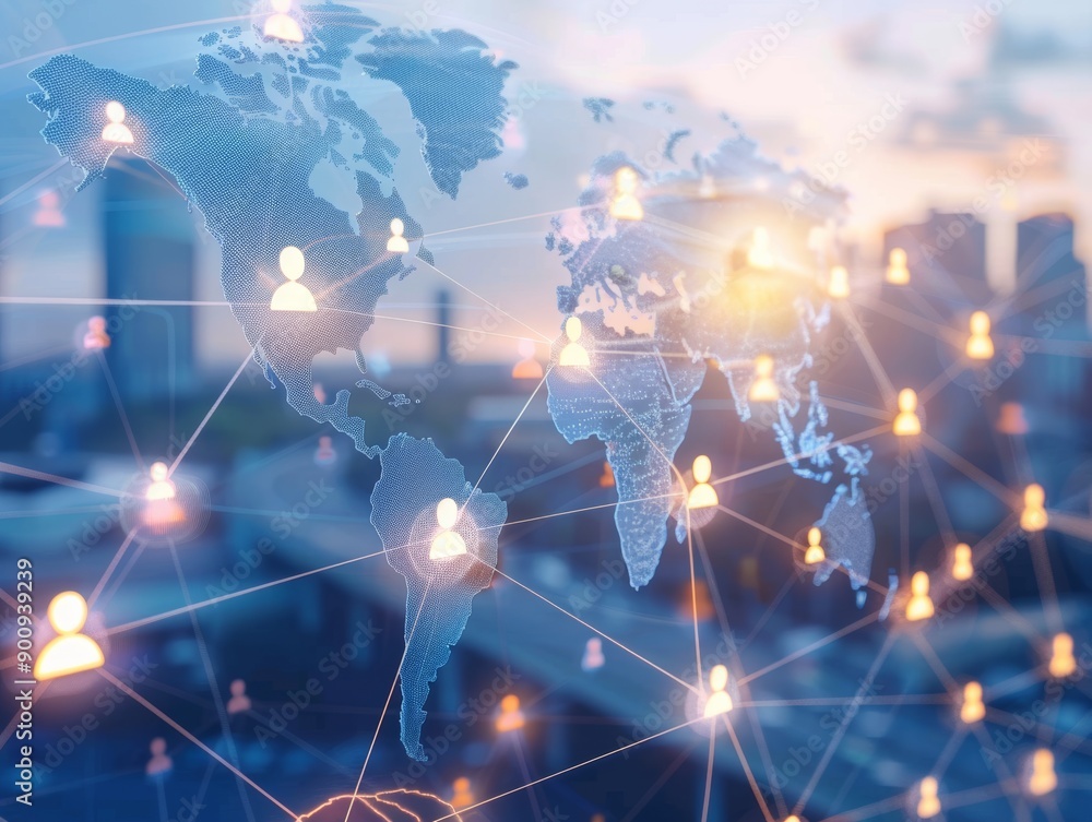 Global business concept. Network of business. Diversity - ai Global business concept. Network of business. Diversity - ai
