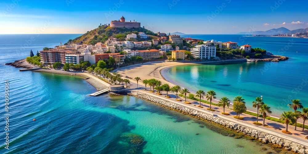 Φωτογραφία Aydin Turkey  June 19 2024 Kusadasi Aydin Turkey Kusadasi is a touristic beach r