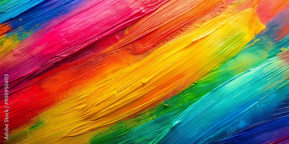 Painting colorful textured stain brushstroke texture background AI Generative