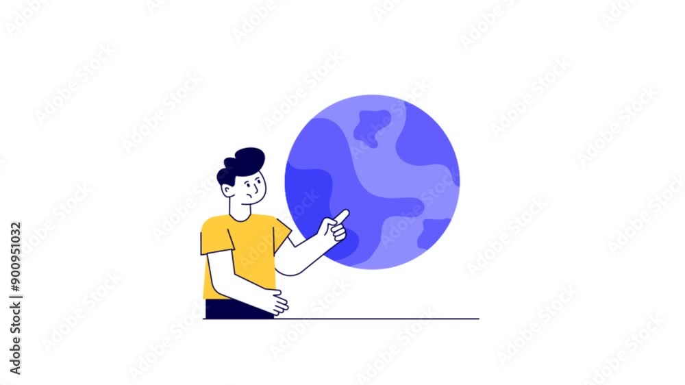 Global Warming Animated Illustration Global Warming Animated Illustration
