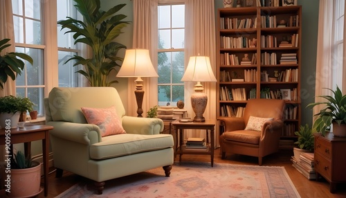 Photo interior modern design room 3d illustration