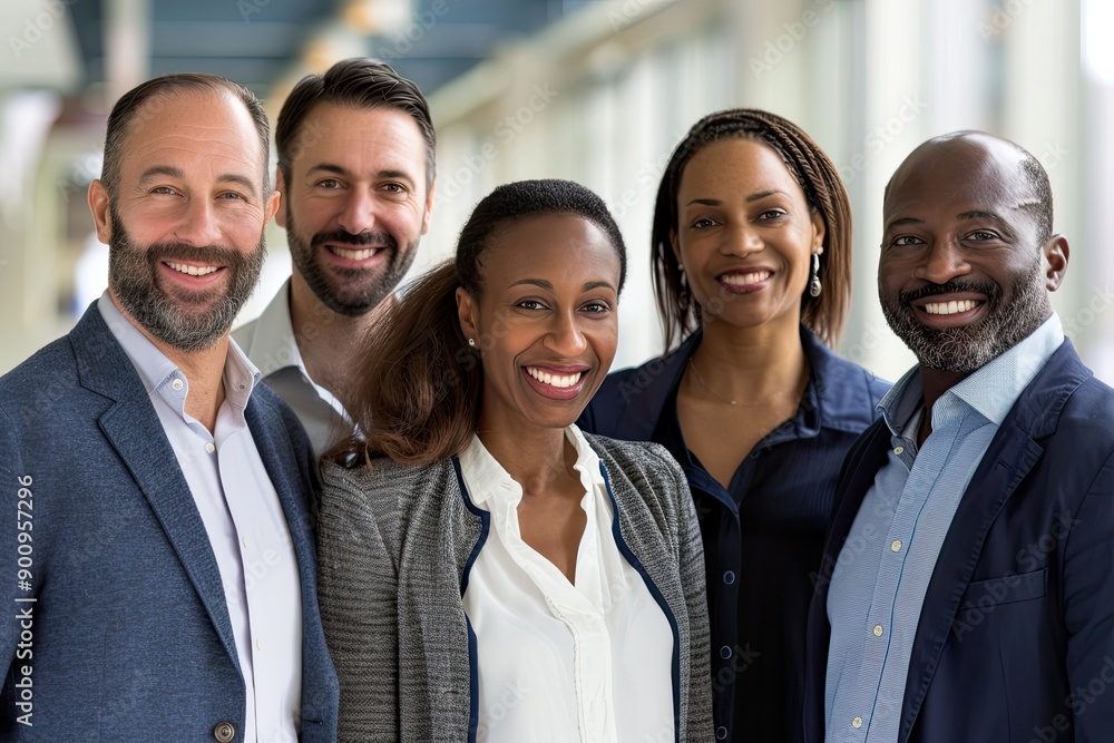 Fototapeta premium Diverse Group of Smiling Business Professionals.