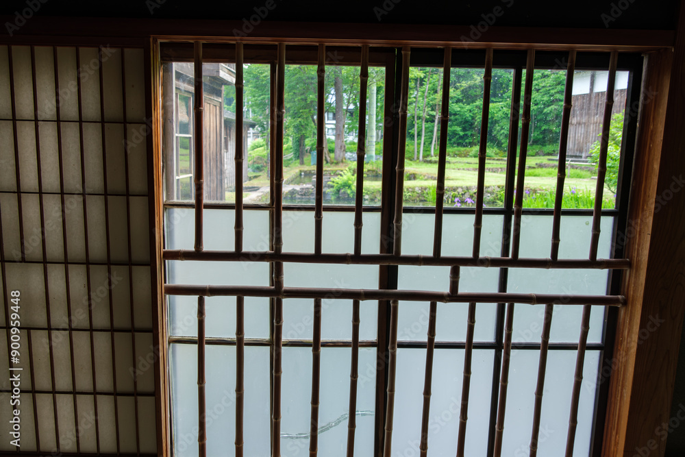 目黒邸の格子 目黒邸の格子
