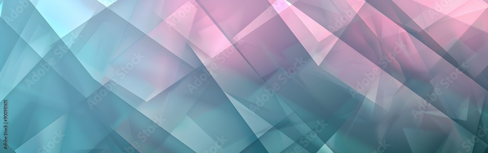 Obraz premium Luminous Fragments Geometric abstract background wallpaper