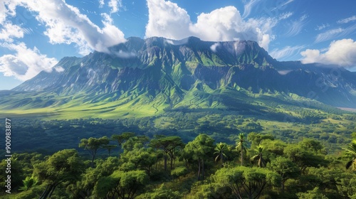 Mount Elgon Scenic caldera and high-altitude forests