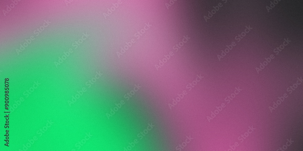 Obraz premium Colorful modern gradient background green and pink texture noise
