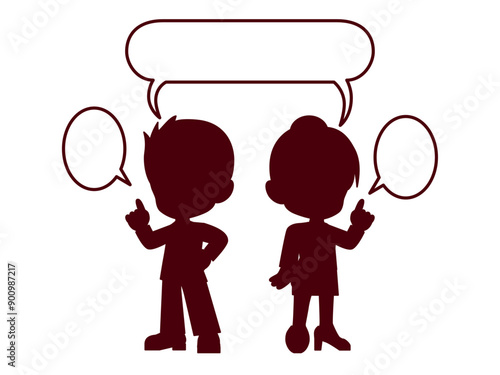 スーツ3、指差し、影