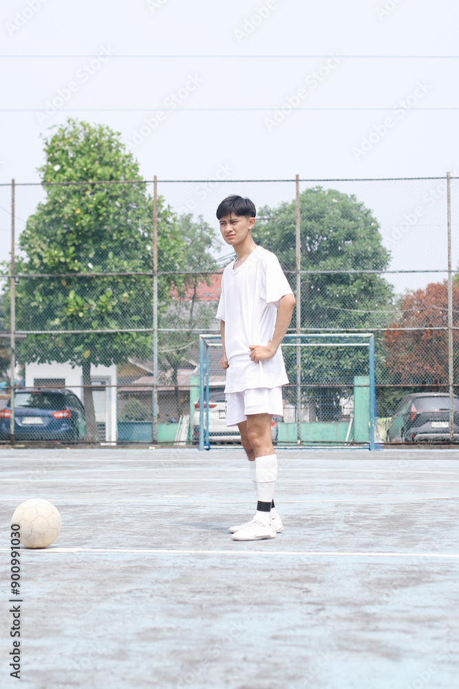 Soccer Player Ready To Execute Penalty Kick or Free Kick Soccer Player Ready To Execute Penalty Kick or Free Kick