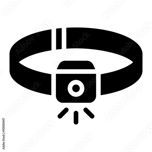 headlamp Solid icon