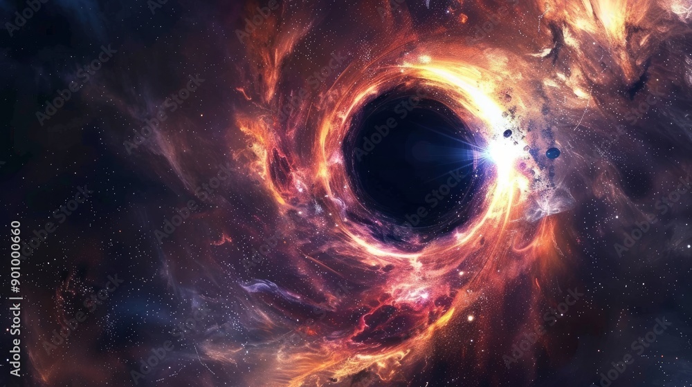 black hole in space black hole in space