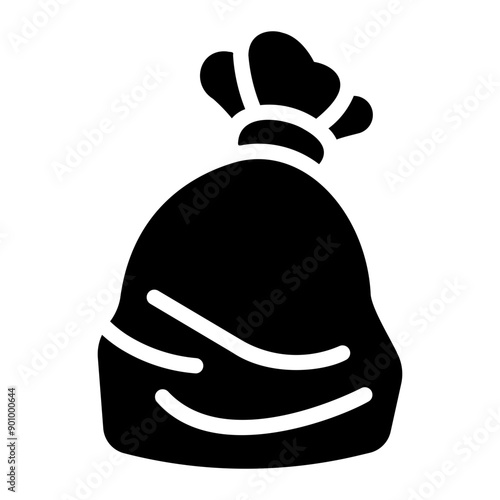 trash bag Solid icon