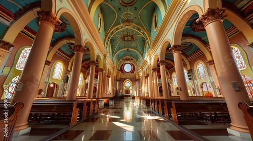 Basilica Nuestra Senora De La Altagracia Higuey Dominican Republic : Generative AI photo