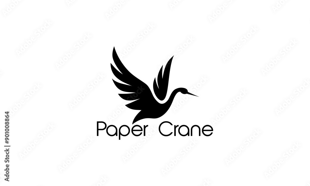 Obraz premium Papercrane logo