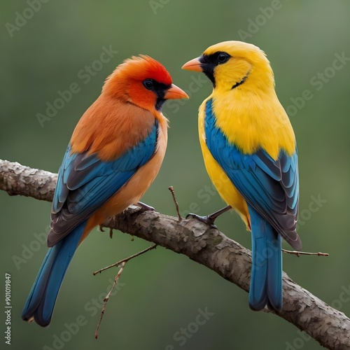 blue and yellow macaw