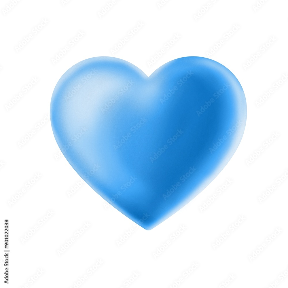 blue heart shape isolated on white 3d
blue heart shape isolated on white 3d