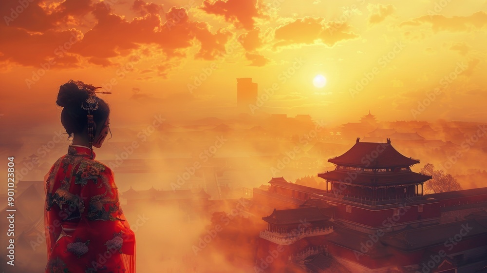 Chinese Princess in the Forbidden City