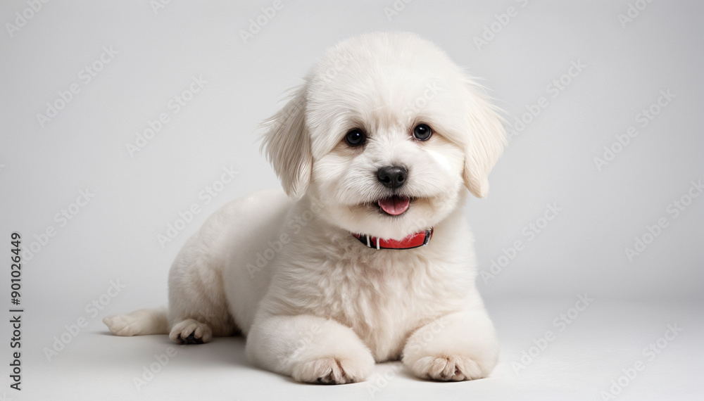 Obraz premium Portrait of a bichon frise puppy