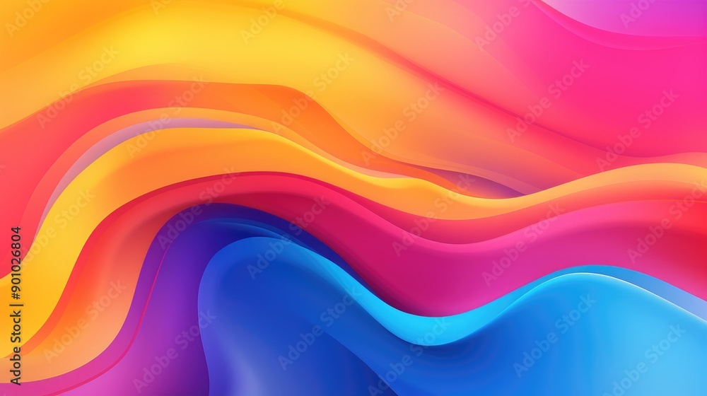 Abstract, bright gradient with smooth transitions Abstract, bright gradient with smooth transitions