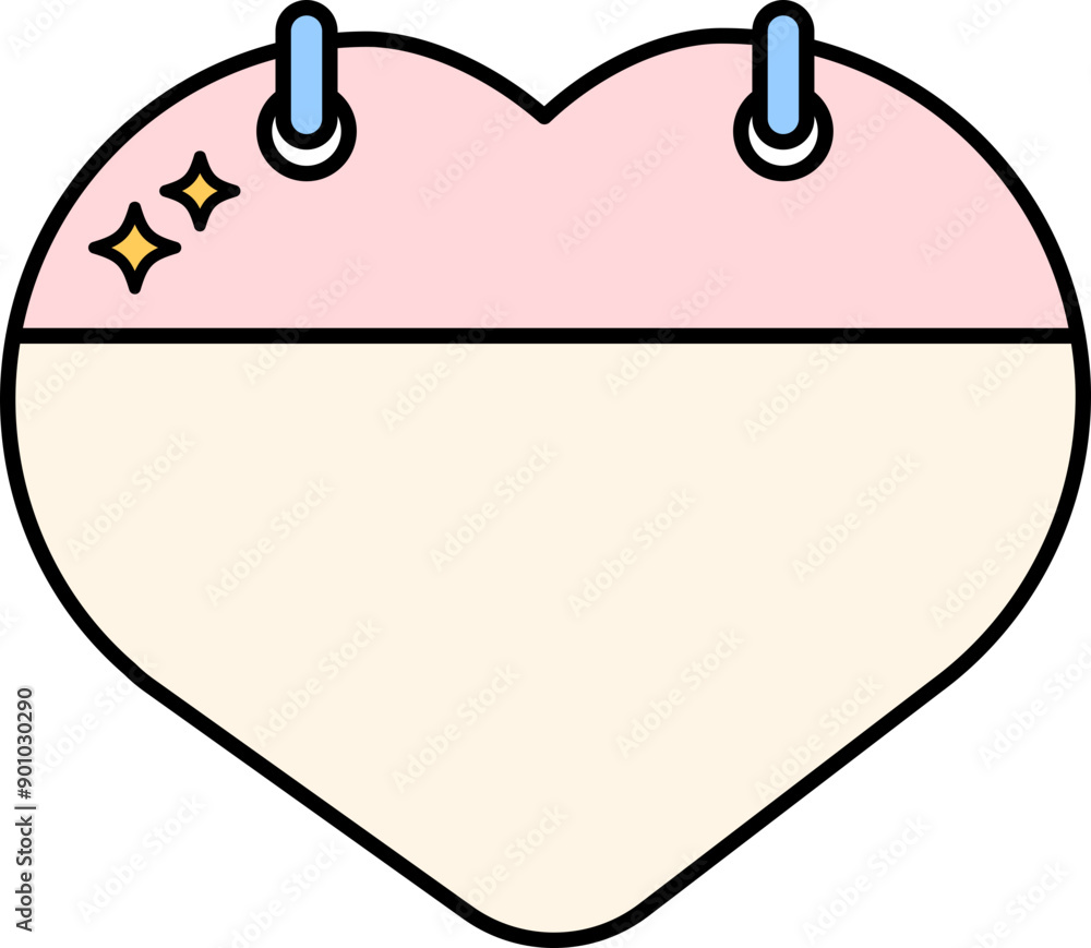 Obraz premium Cute Notepad Paper