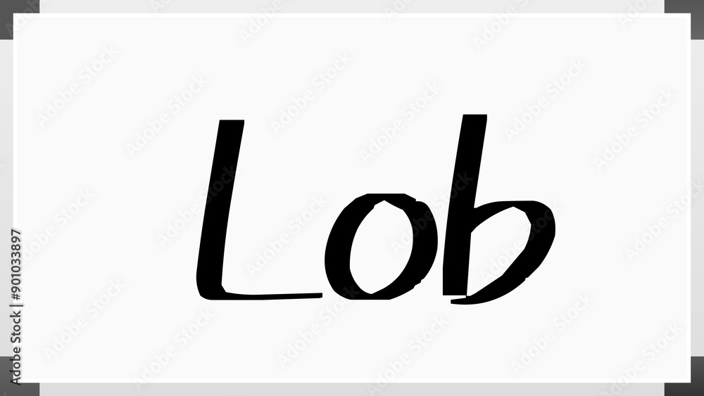 Lob のホワイトボード風イラスト Lob のホワイトボード風イラスト