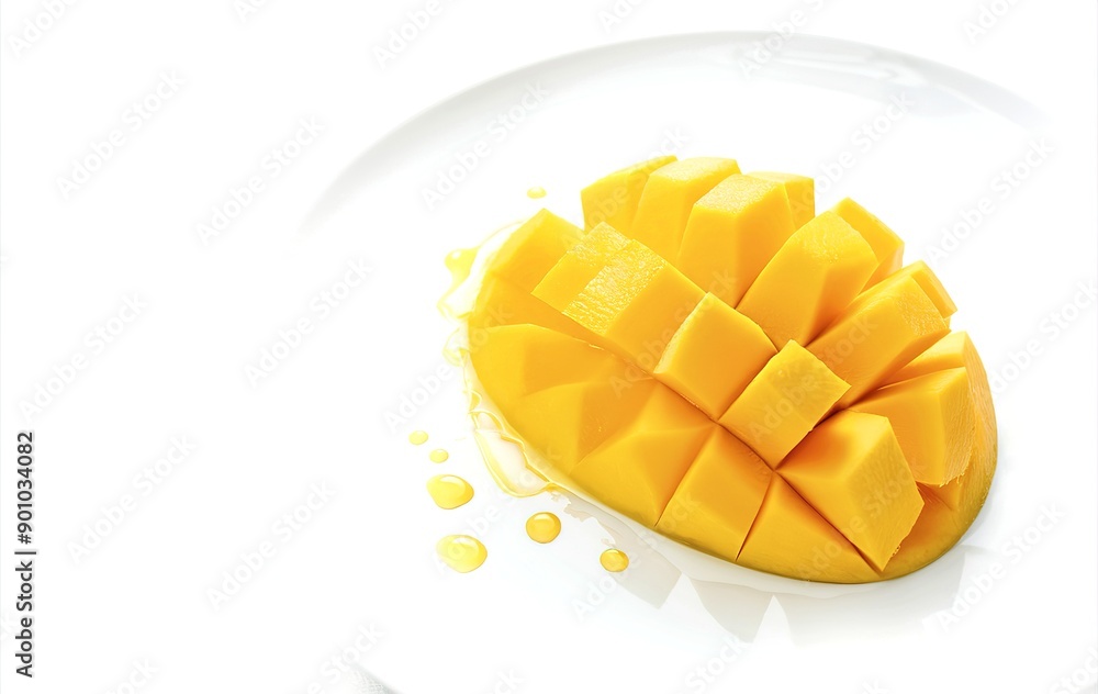 fresh mango on white background fresh mango on white background