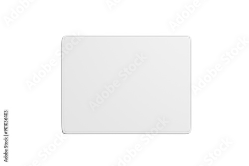 Foto Flat Lay View of Mouse Pad, 3D Illustration