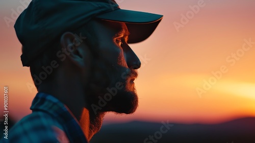 A truck driver preparing for a longdistance delivery, high resolution, photo