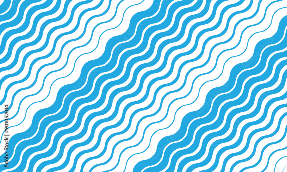 abstract simple blue thin to thick repeatable diagonal wave line pattern can be used background. abstract simple blue thin to thick repeatable diagonal wave line pattern can be used background.