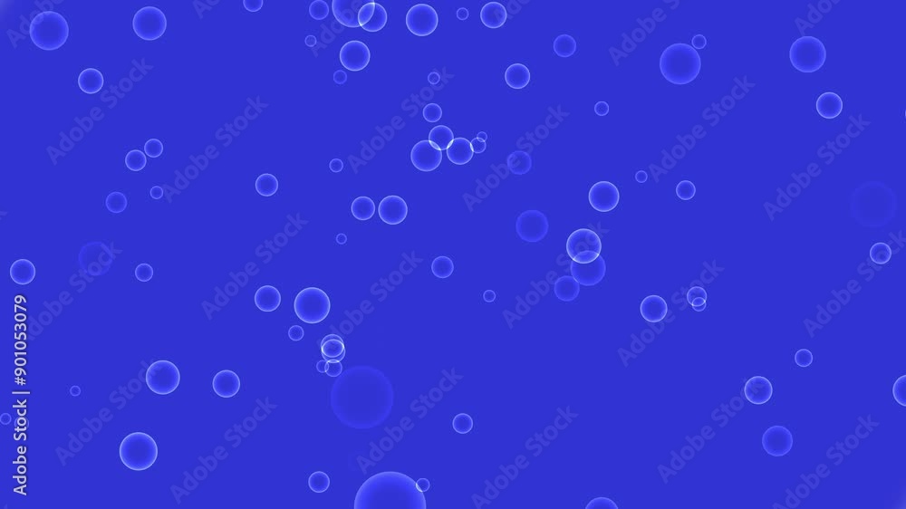 Blue background with white, semitransparent circles.
Blue background with white, semitransparent circles.