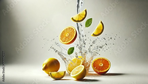 Lemon and Orange Splash
