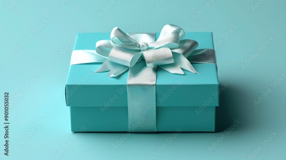Mock-Up Poster of Baby Blue Gift Box with White Bow on Light Blue Background – 3D Render and Illustration
Mock-Up Poster of Baby Blue Gift Box with White Bow on Light Blue Background – 3D Render and Illustration