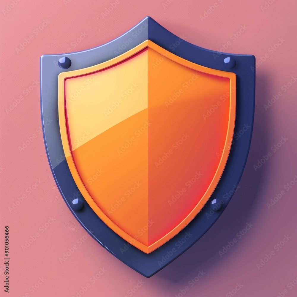 Gleaming Shield on Roseate Field Gleaming Shield on Roseate Field