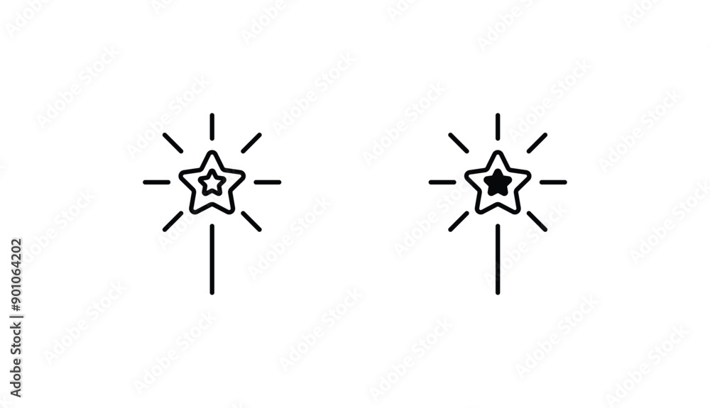 Birthday And Party icon design with white background stock illustration Birthday And Party icon design with white background stock illustration