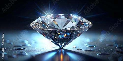 Diamond growing in a lab Generated AI Creative AI