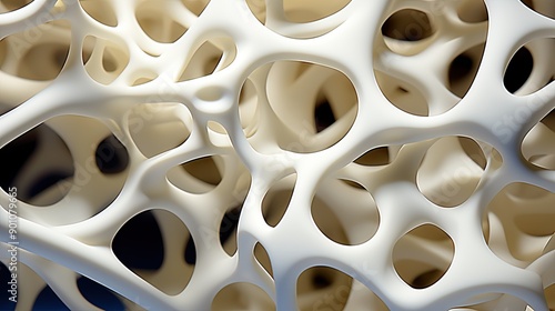 abstract 3d tube cream background 