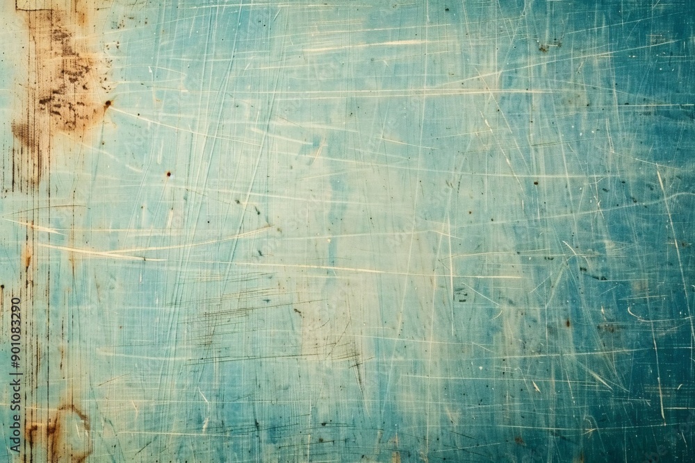 Scratched Teal Surface Texture. Scratched Teal Surface Texture.