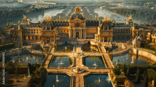 Versailles Palace, France - Opulent palace and formal gardens