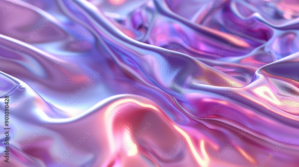 Shiny, holographic textures in an abstract design Shiny, holographic textures in an abstract design