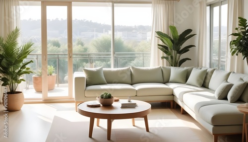 Photo interior modern design room 3d illustration