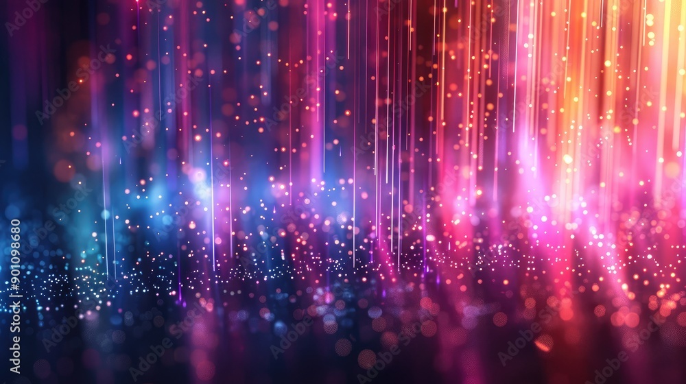 Sparkling tech background with particle effects Sparkling tech background with particle effects