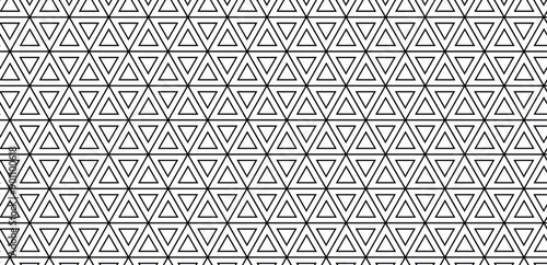 Geometric triangle vector seamless pattern for background and wallpaper