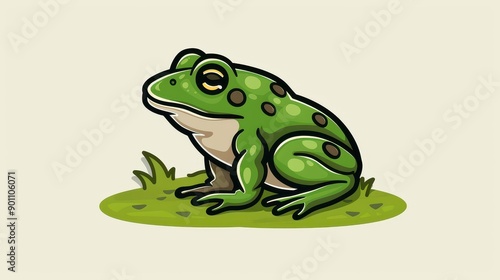 Wallpaper Mural Enjoy a fun frog clipart illustration, perfect for coloring projects Ideal for kids and lovers of amphibians alike. Torontodigital.ca