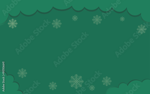 Christmas background with snowflakes Illustration.