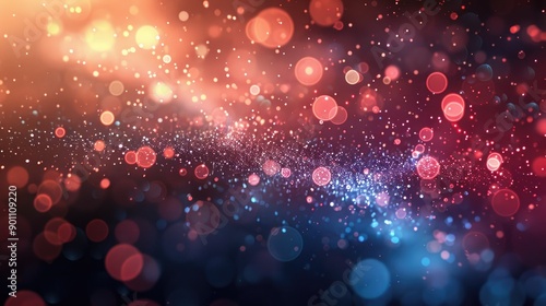 Vibrant, sparkling tech backgrounds with particle effects photo